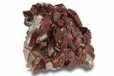 Natural, Red Quartz Crystal Cluster - Morocco #271794-1